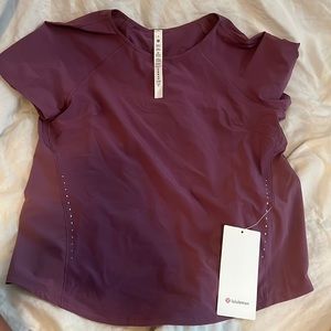 lululemon Lihgteigt stretch run short sleeve